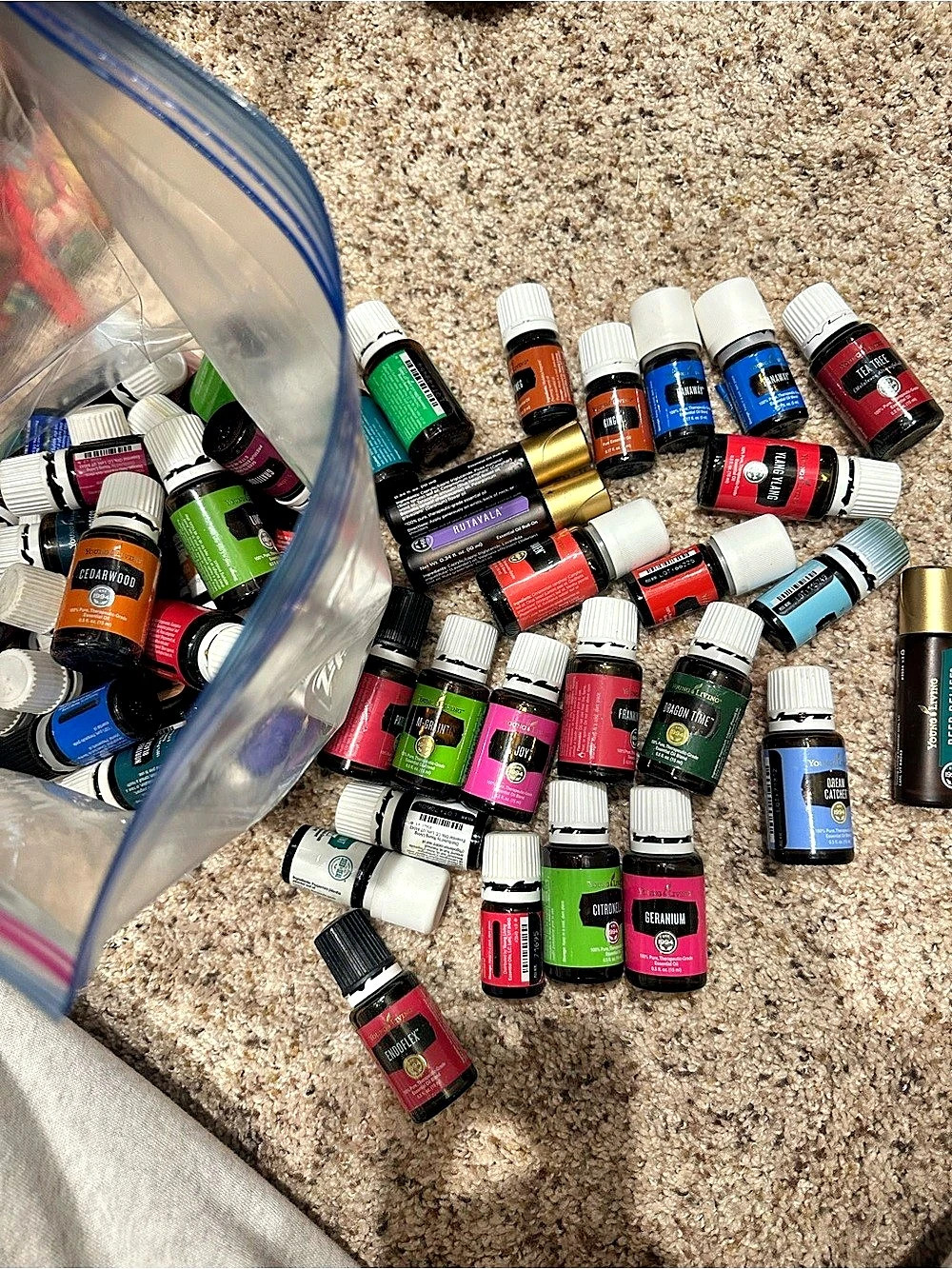 Young Living Essential Oils Mixed Bulk Lot - over 50!!!
